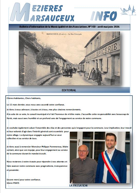Bulletin municipal n° Trimestriel n°100
