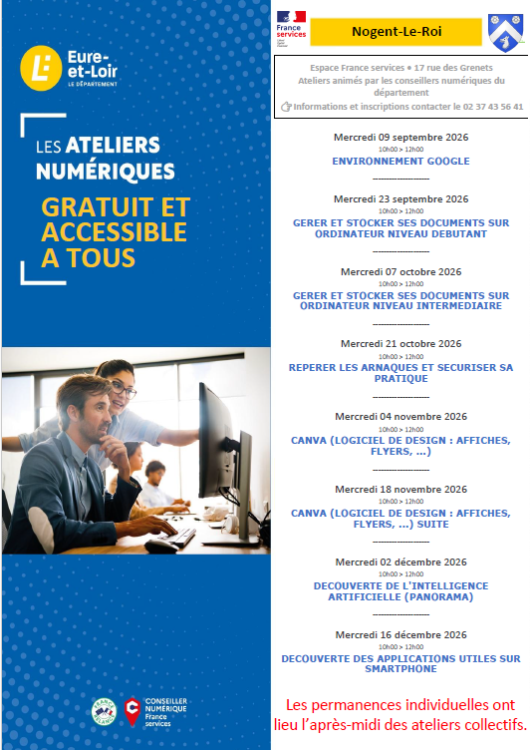 Les ateliers numériques